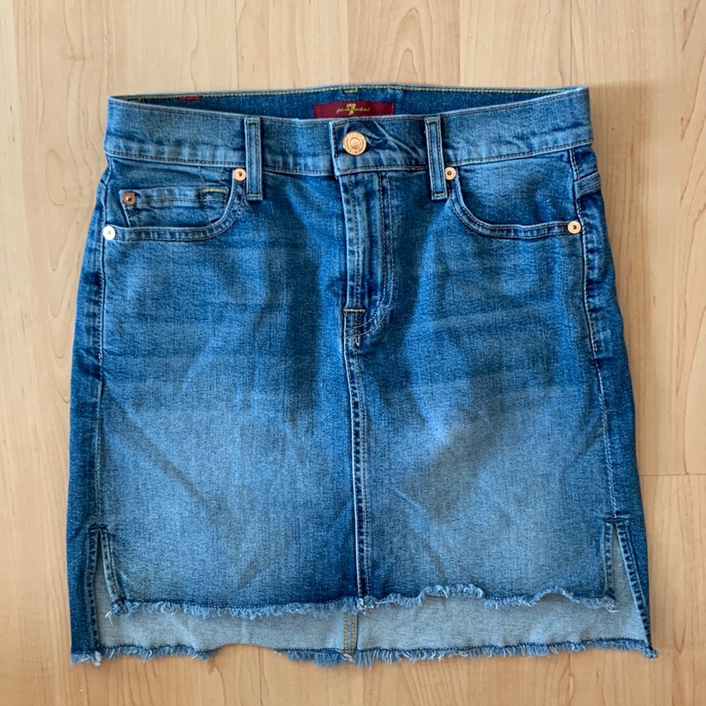 7 For All Mankind denim skirt size 24